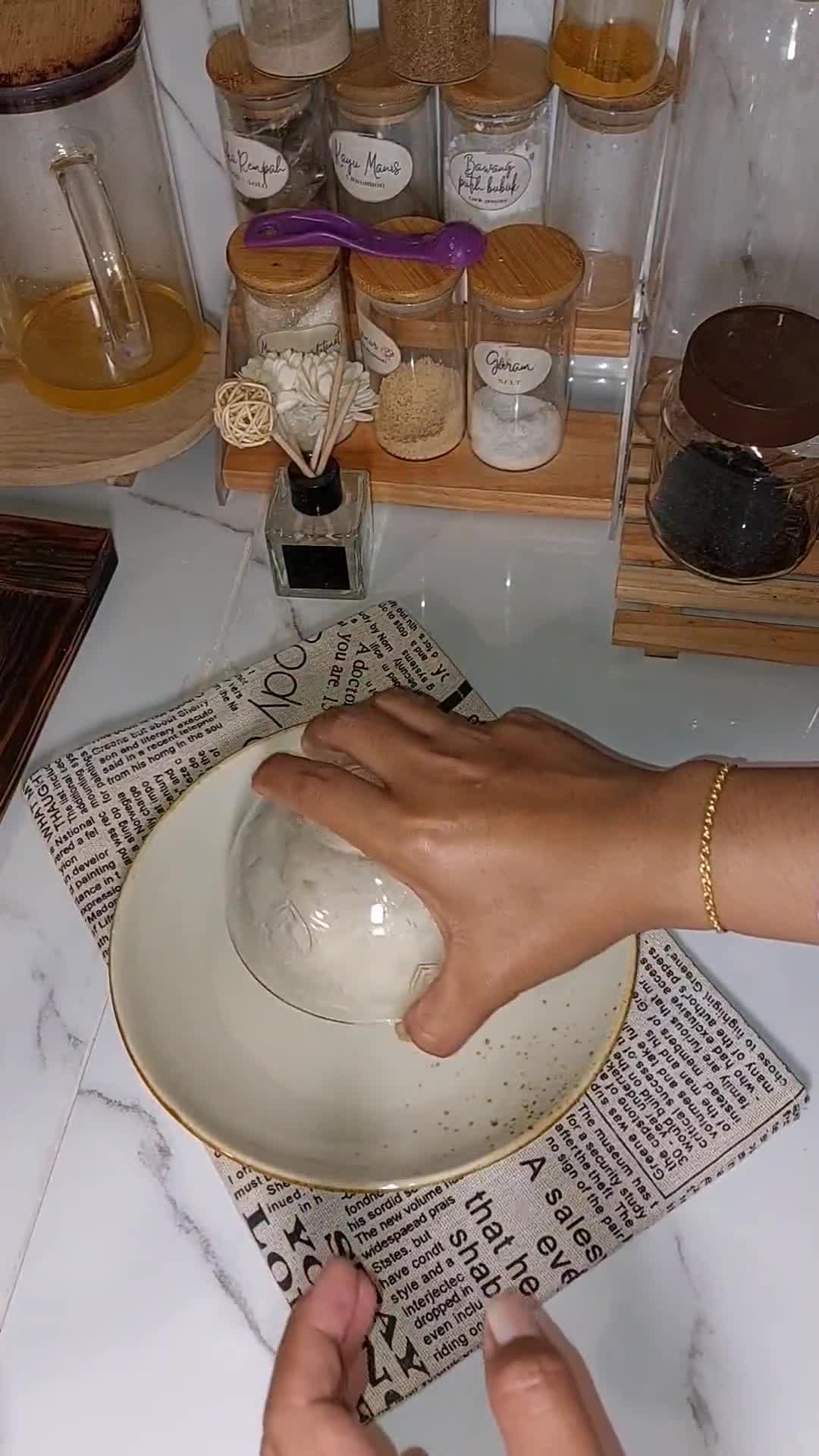 Foto langkah ke 5 dari resep Ketan Vla Durian / Ketan Duren.