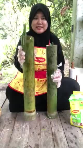 Gambar langkah 7 resipi Manok Pansoh Maggi.