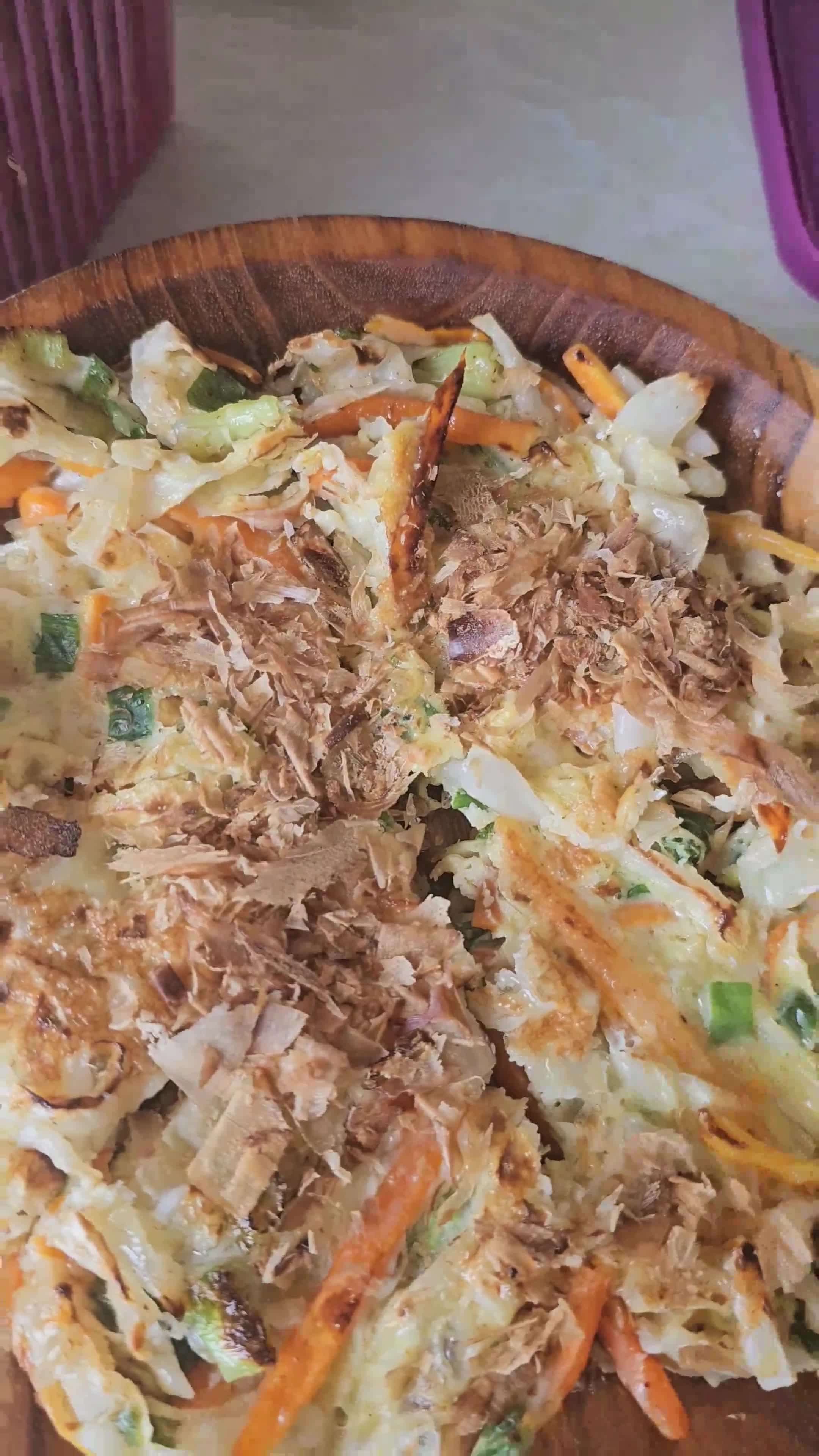 Foto langkah ke 7 dari resep Okonomiyaki.