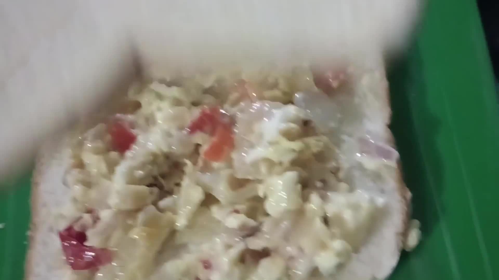 Gambar langkah 3 resipi 9:7:23 - Roti berinti telur.