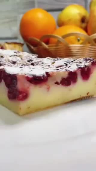 Фото кроку 1 до Клафуті з вишнею🍒.