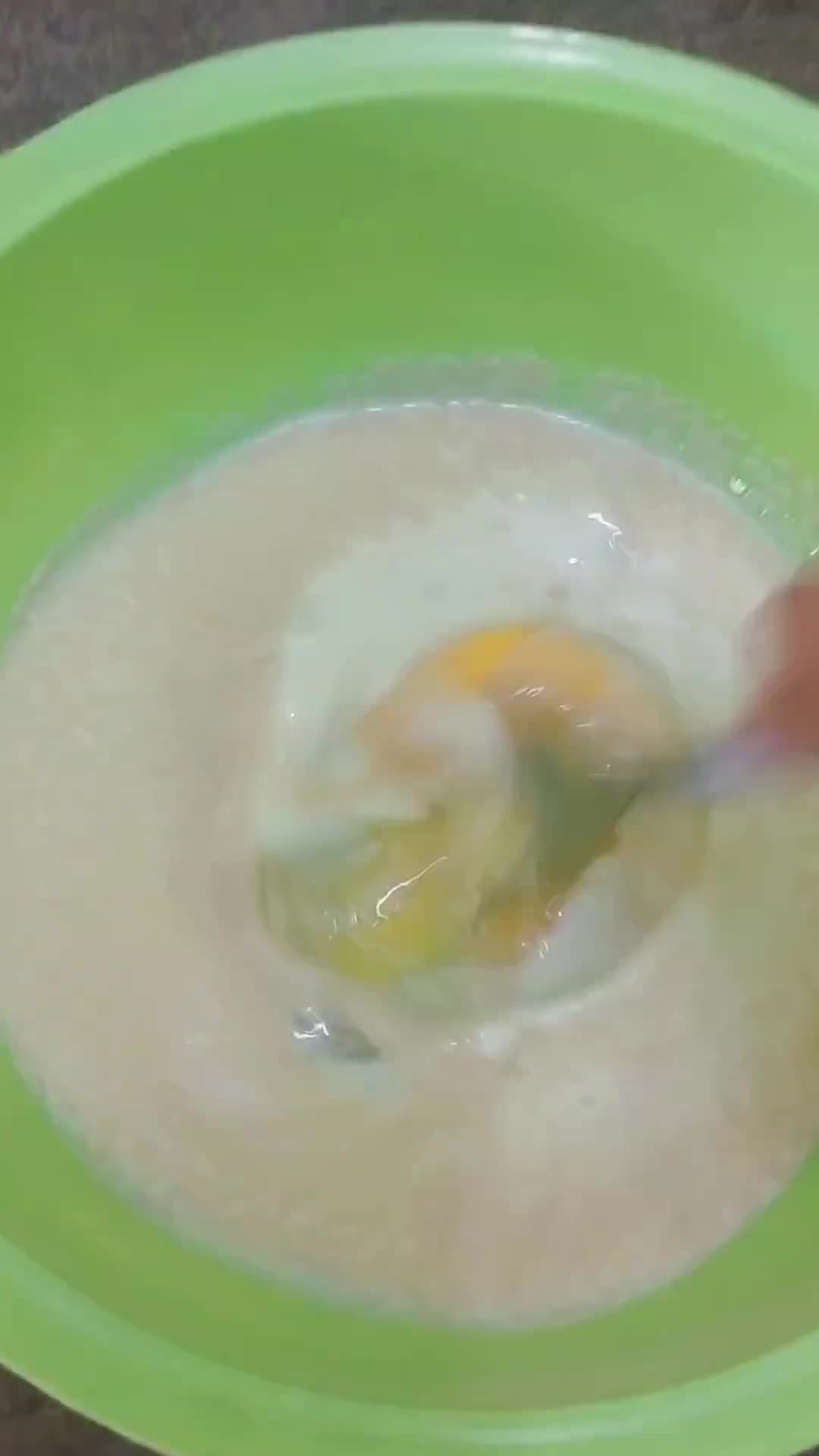 Foto langkah ke 4 dari resep Bomboloni Isi Vla Coklat Homemade.