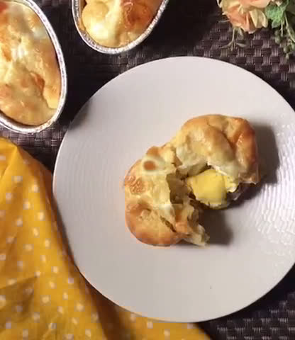 Foto langkah ke 6 dari resep Korean Egg Bread Low carbs.