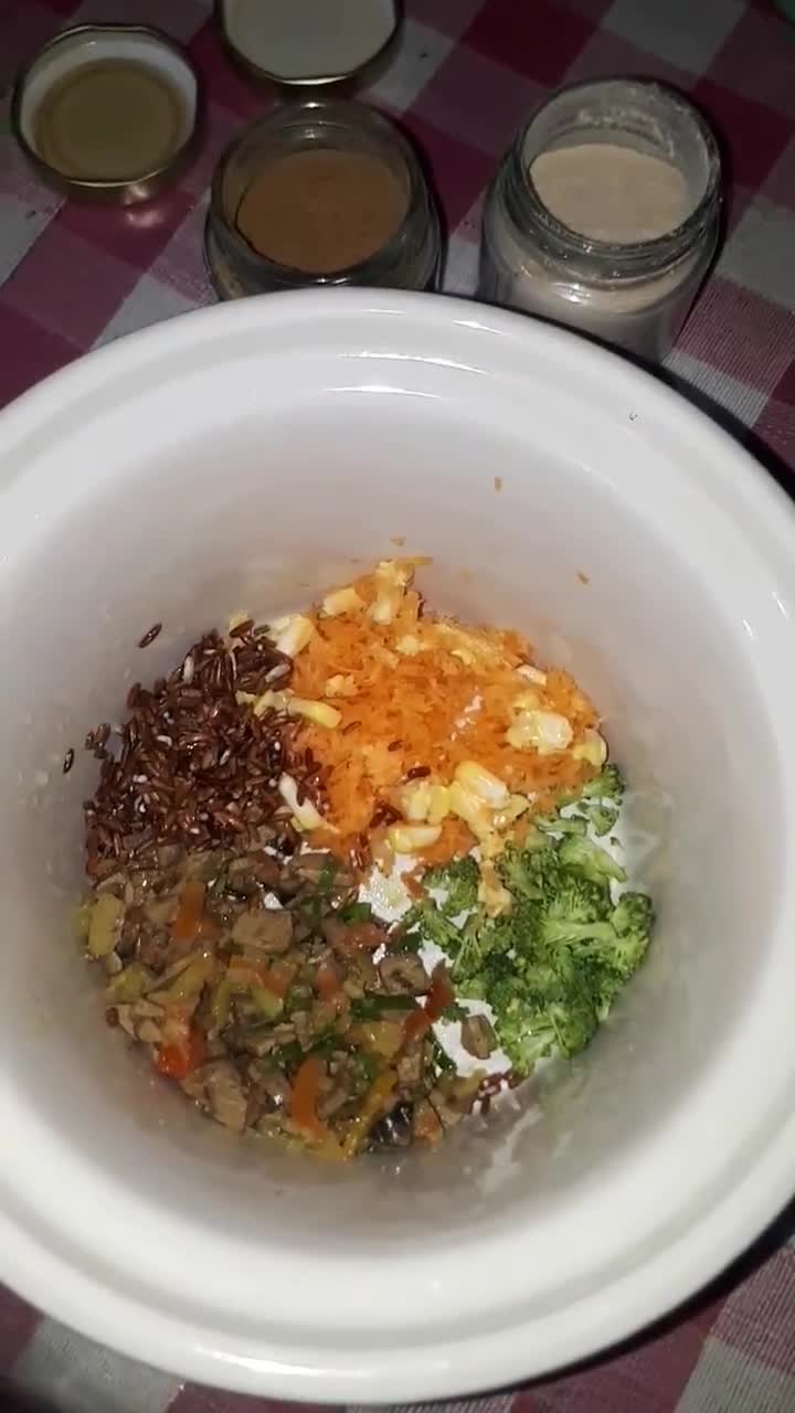 Foto langkah ke 2 dari resep Bubur Tim Bro Jawo : MPASI 8+ bulan.