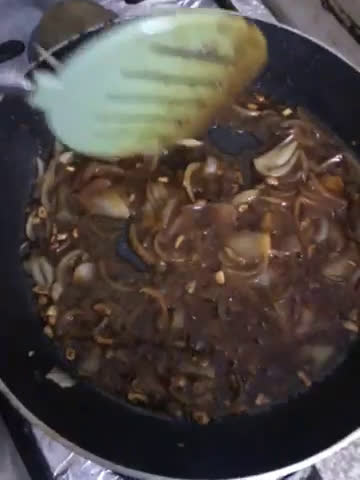 A picture of step 6 of Beef Chilli.