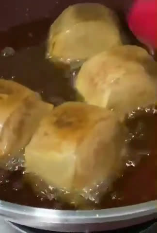 Gambar langkah 6 resipi Roti Khurasan Crab Rangoon (Roti Baghdad).