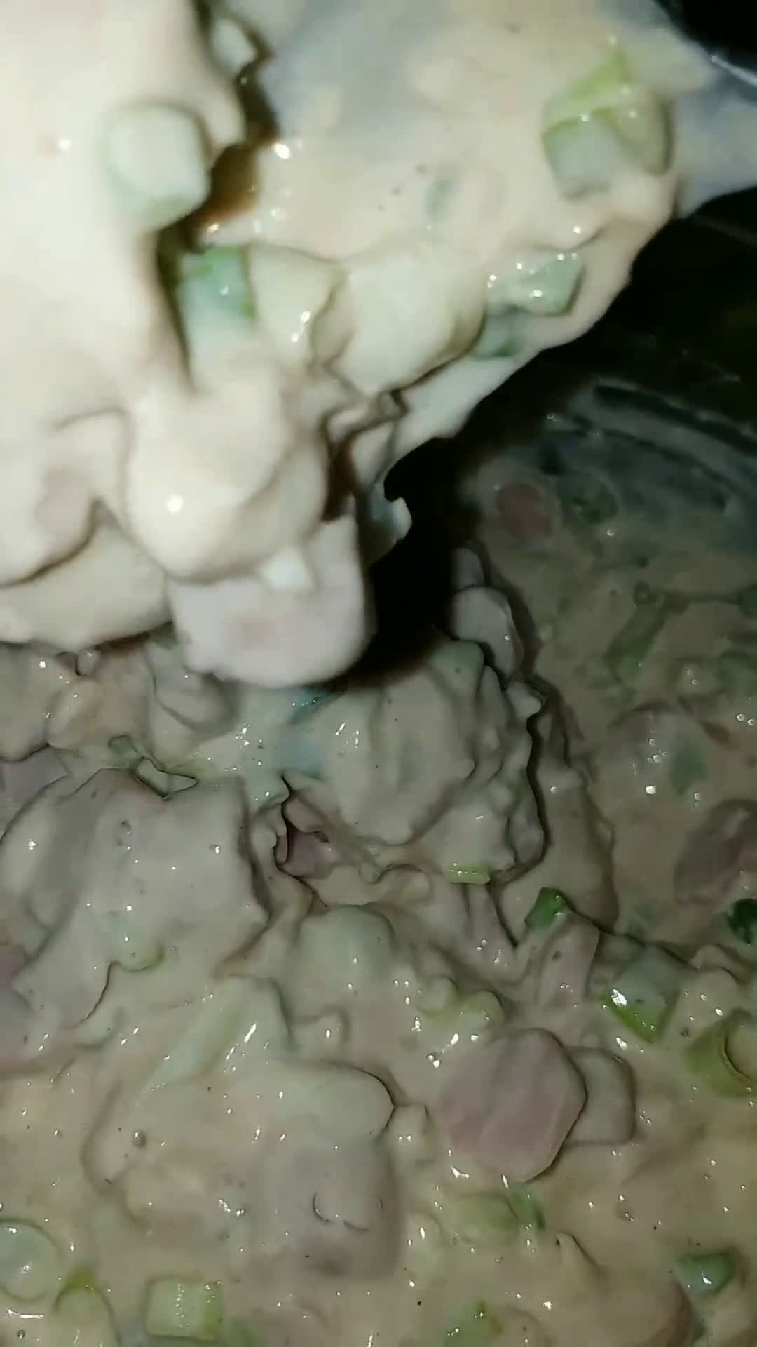 Foto langkah ke 3 dari resep Bakwan Tahu Kobe.