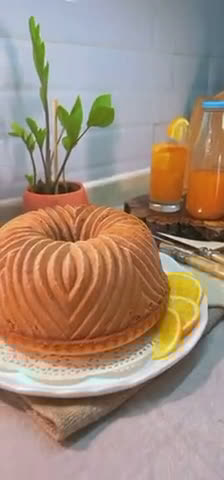 صورة لخطوة 4 من وصفة كيكة البرتقال
