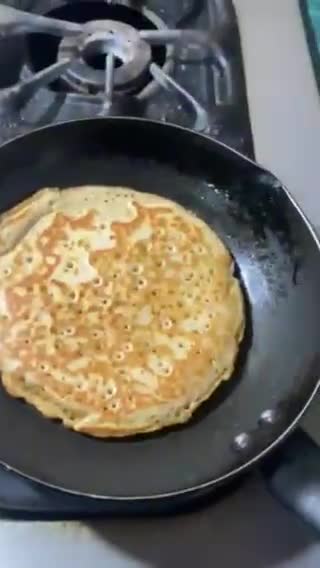 Foto del paso 6 de la receta: Hot cakes con vainilla hojuelas de almendra y Nutella