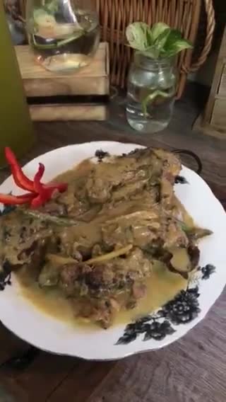 Gambar langkah 6 resipi Kurma Kambing Bakar.