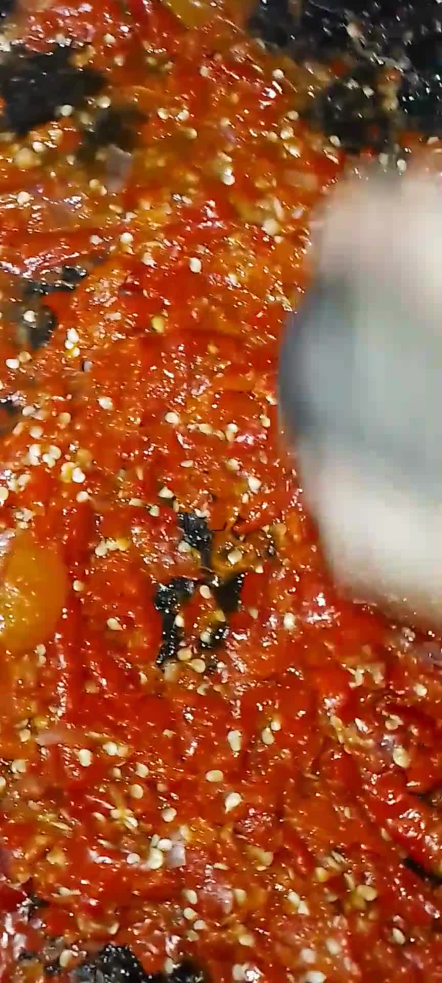Foto langkah ke 3 dari resep Balado dendeng tuna dan nangka muda.