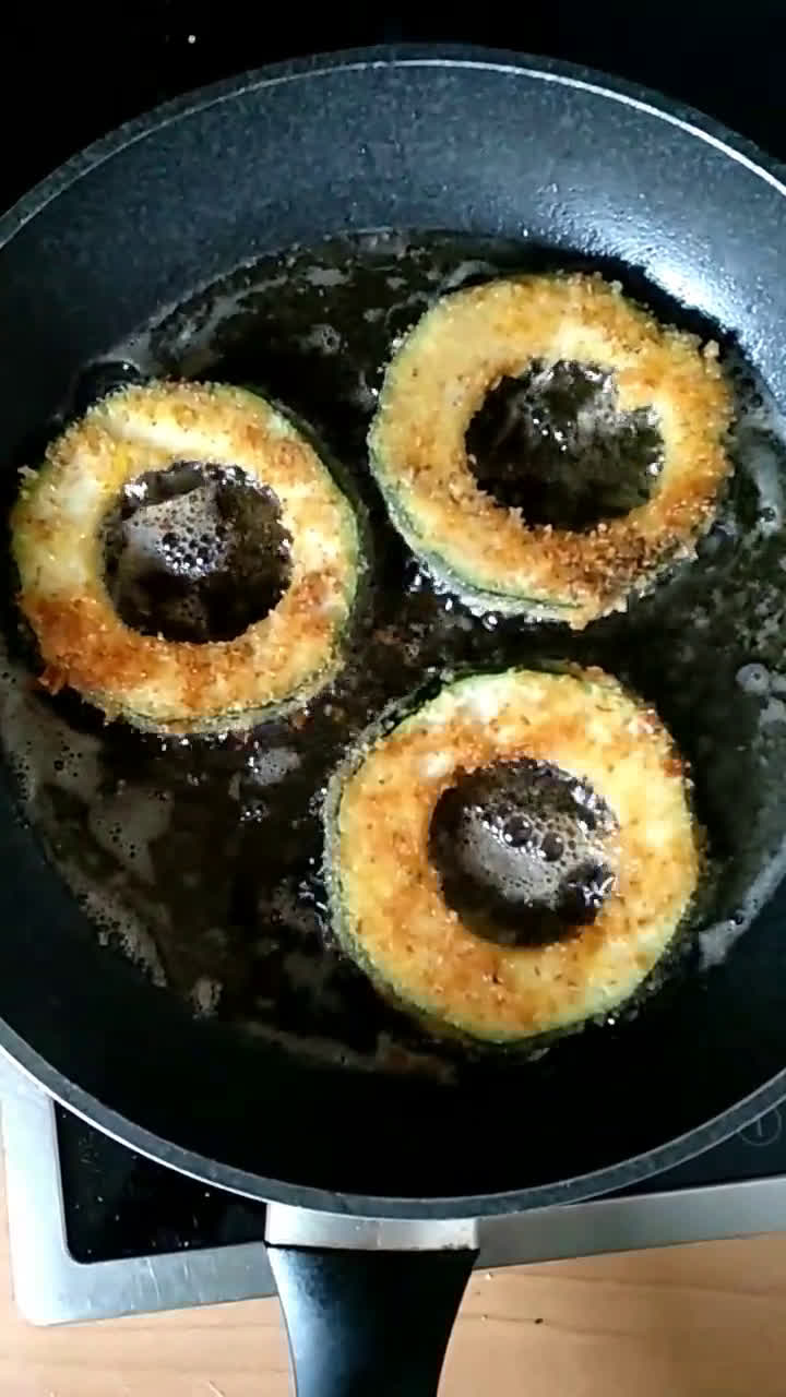 Zucchini - "Donuts" Rezeptschritt 5 Foto