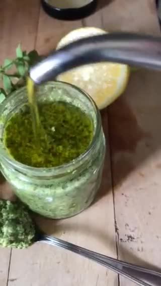 Φωτογραφία βήματος 4 της συνταγής Πέστο ρίγανης