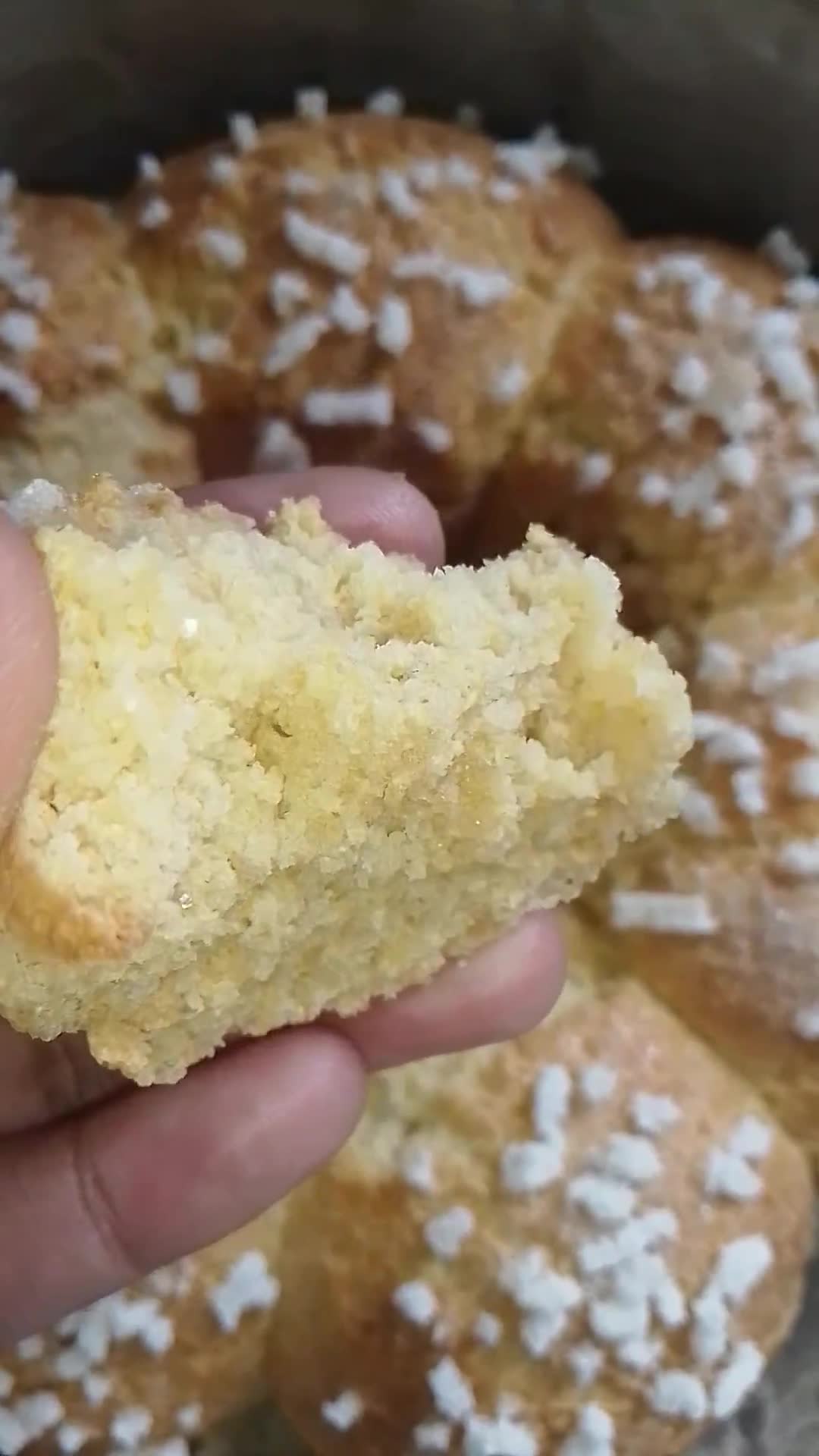 Foto del paso 5 de la receta: Scons crocantes y dulces hecho con polenta y harina!