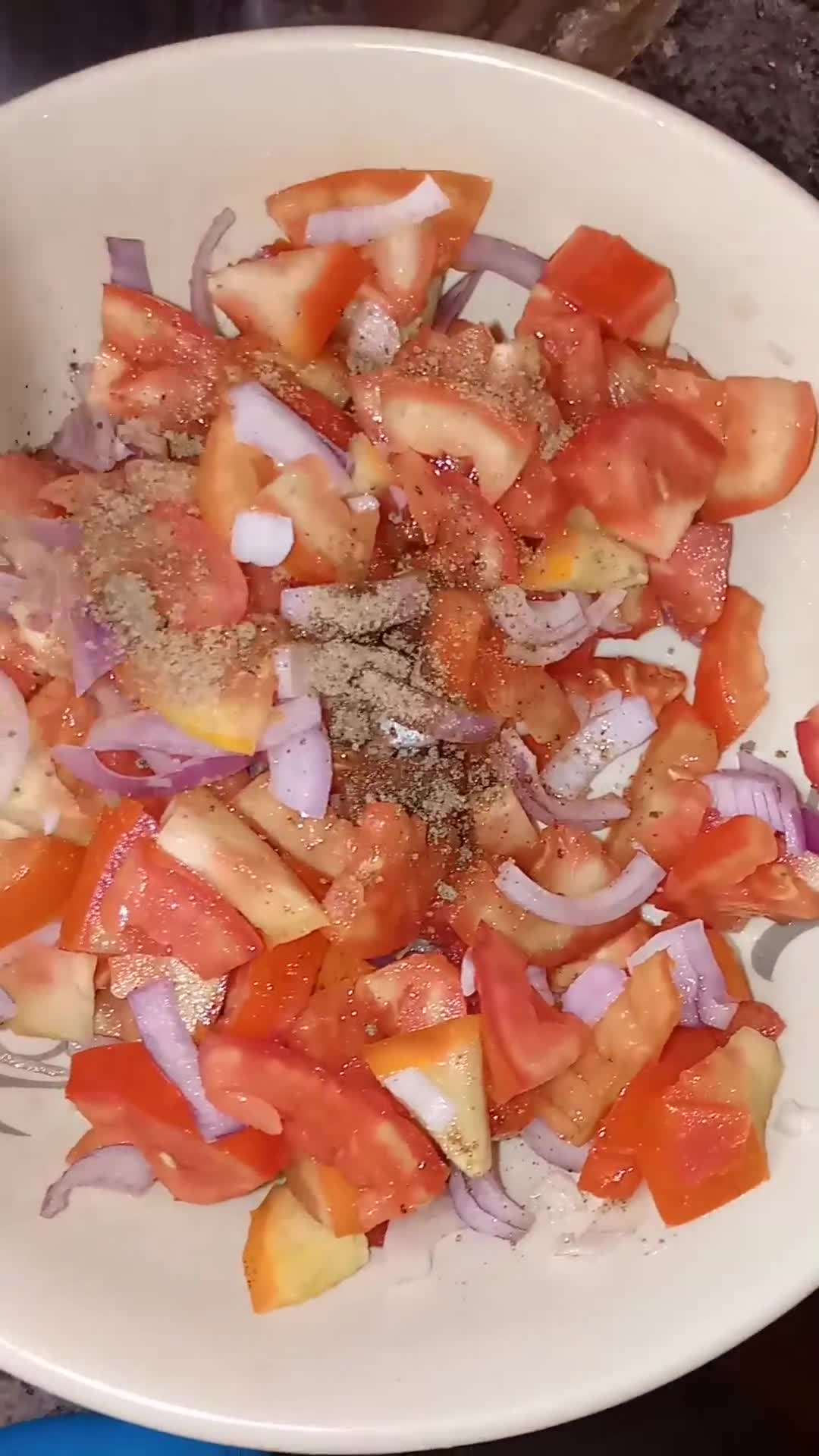 A picture of step 4 of Fried Yam.