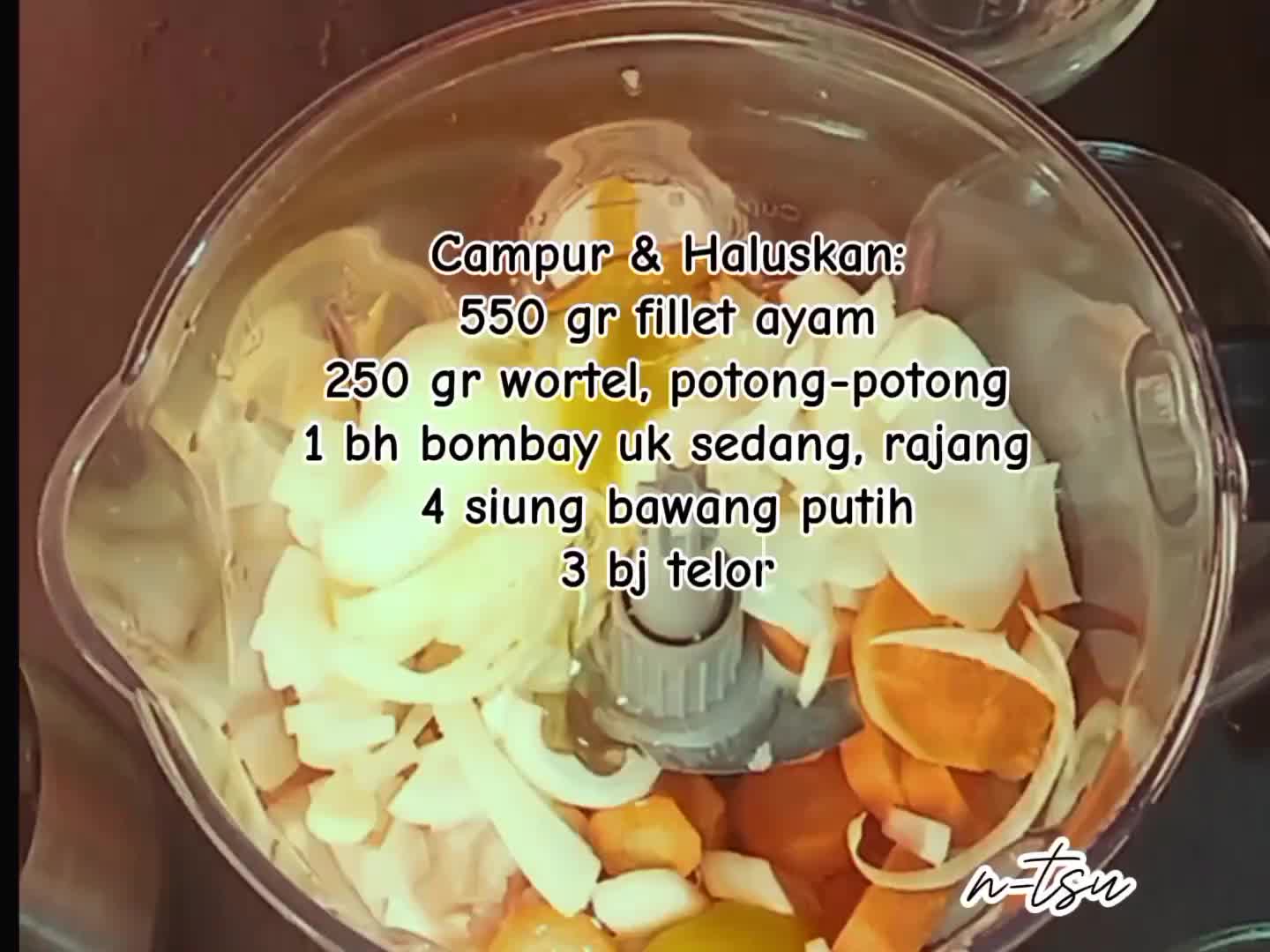 Foto langkah ke 1 dari resep 350. Nugget Ayam Wortel.