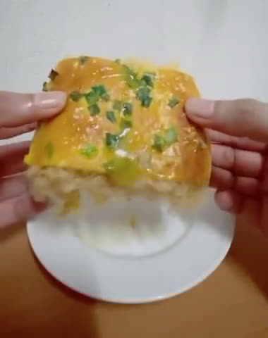 Hình bước làm 9 của món Bánh mì kẹp chà bông