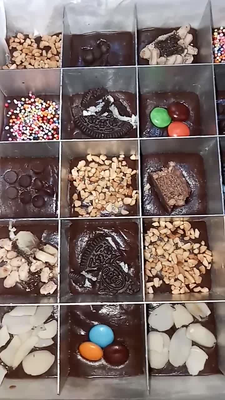 Foto langkah ke 10 dari resep Brownies coklat moist/brownies sekat 25*.