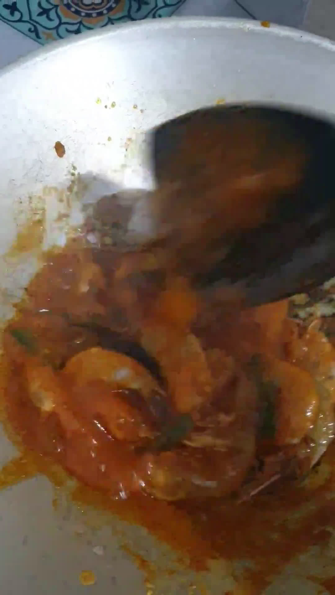 Foto langkah ke 3 dari resep Udang Saus Padang (olahan seafood).