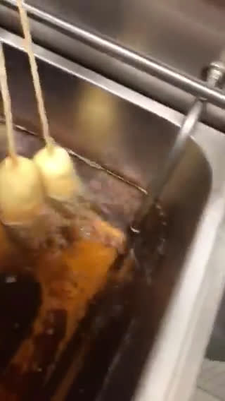 A picture of step 3 of Low Carb (Keto - Friendly) Corn Dogs.