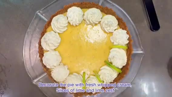 A picture of step 10 of Key Lime Pie.