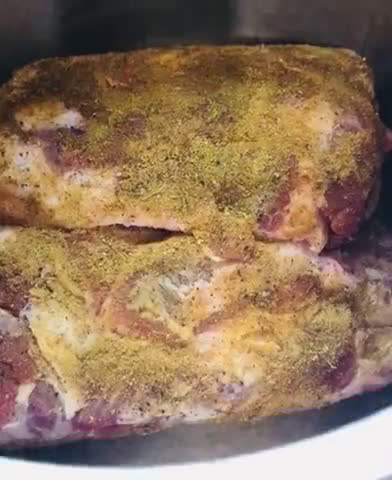 صورة لخطوة 1 من وصفة رقبات خروف 🐏 مع الارز تتبيله