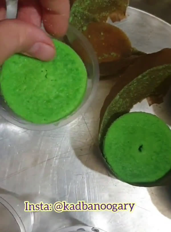 عکس مرحله 1 از دستور دسر یلدایی مدل هندوانه 🍉