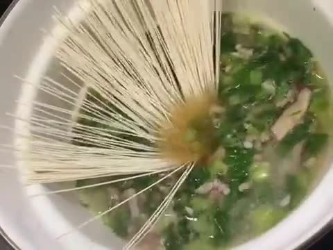 香腸肉末青江菜煨の手延素麵的食譜步驟5照片