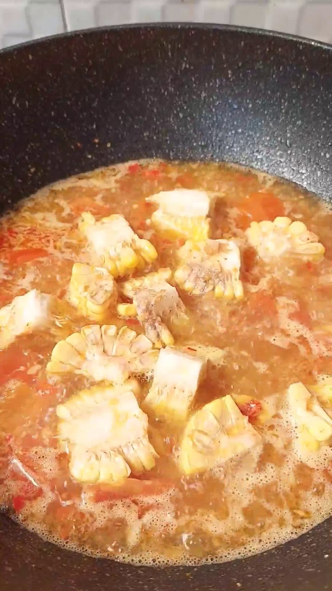 Foto langkah ke 3 dari resep Seafood Saus Asam Manis.
