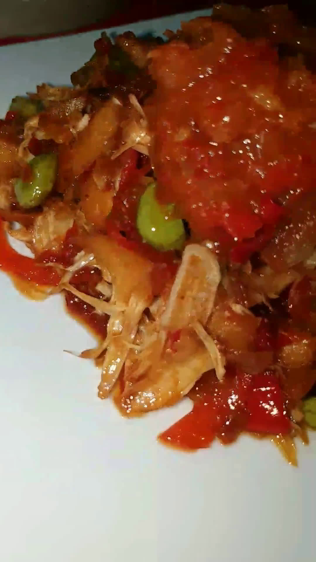 Foto langkah ke 5 dari resep *Sambal Kulit Cempedak*.