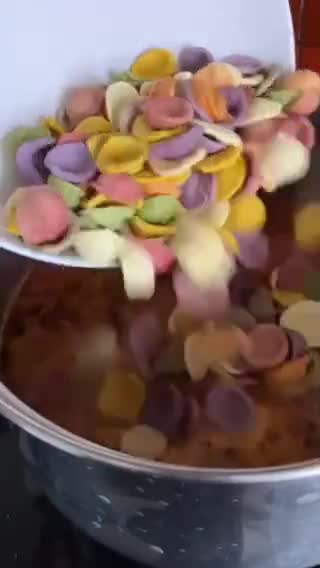 Foto del paso 4 de la receta: Orecchiette arcobaleno 🌈, one pot