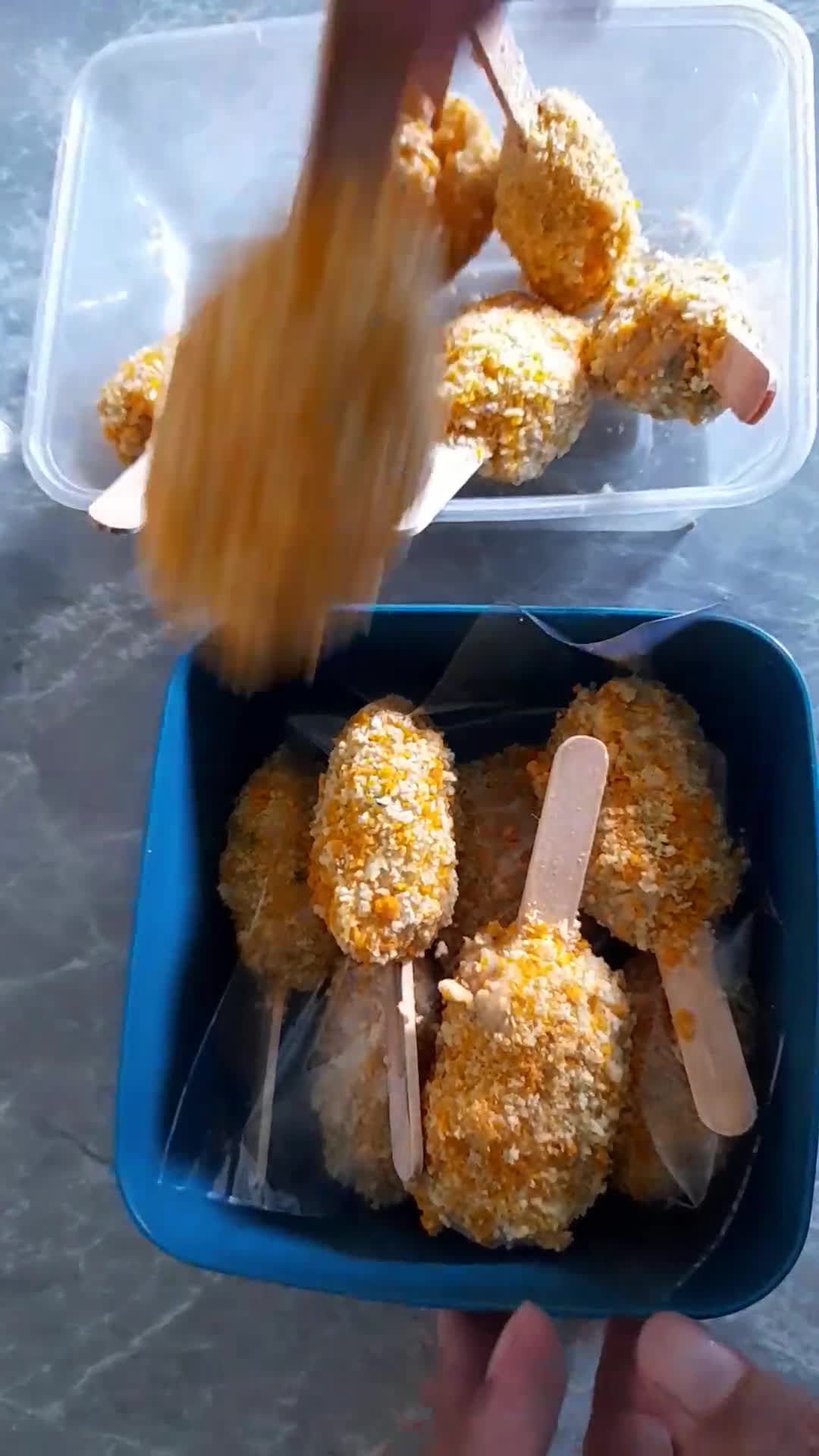 Foto langkah ke 5 dari resep Kaki Naga Gluten Free.