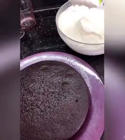 A picture of step 7 of Chocolate cake🍰.