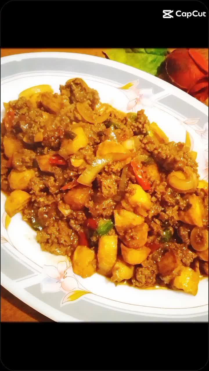 Foto langkah ke 5 dari resep Daging cincang kentang kecap.