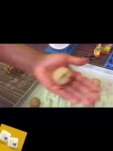 A picture of step 4 of Colorado cowboy cookies.