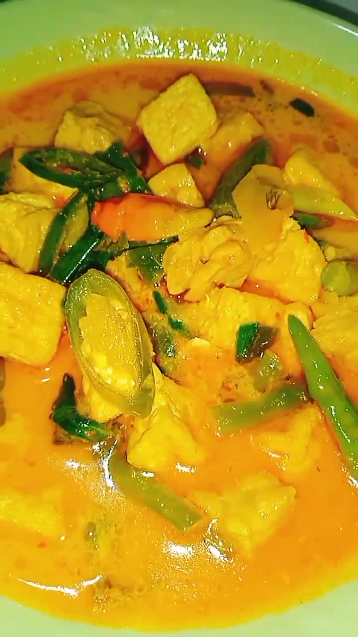 Foto langkah ke 10 dari resep Sayur santan tahu tempe.