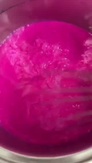 Foto langkah ke 3 dari resep Puding Buah Naga.