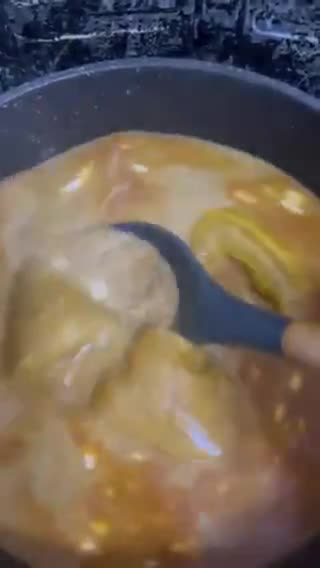 Gambar langkah 6 resipi Laksa Sarawak.