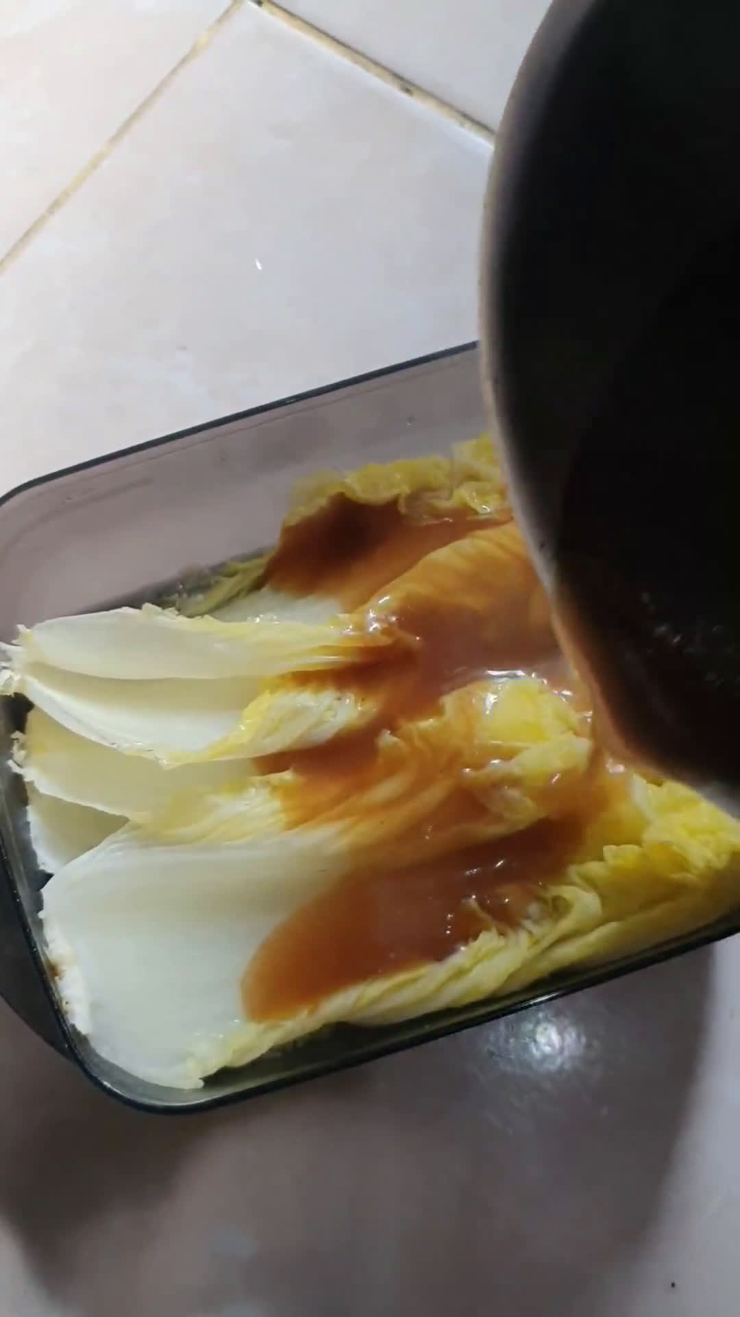 Foto langkah ke 4 dari resep Sawi Putih Saus Tiram.