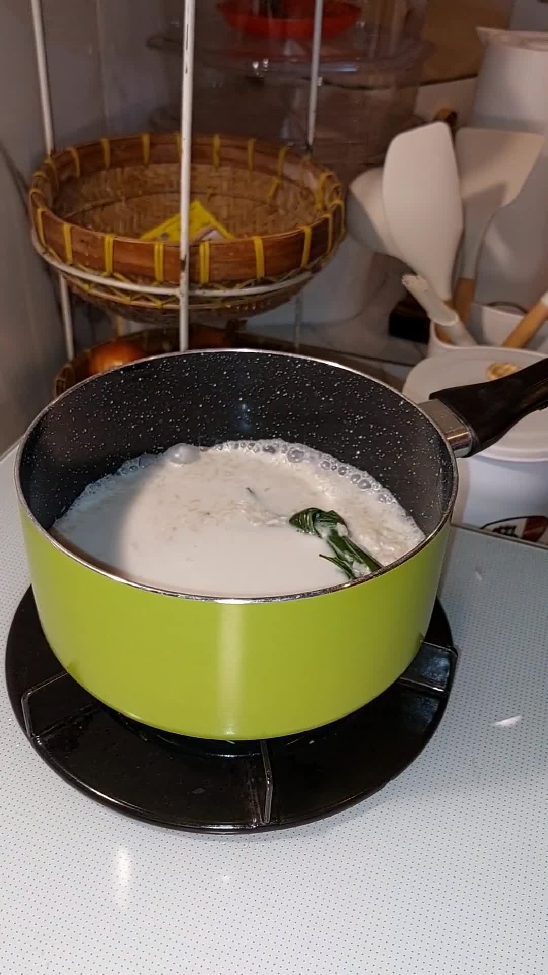 Foto langkah ke 2 dari resep Ketan Vla Durian / Ketan Duren.
