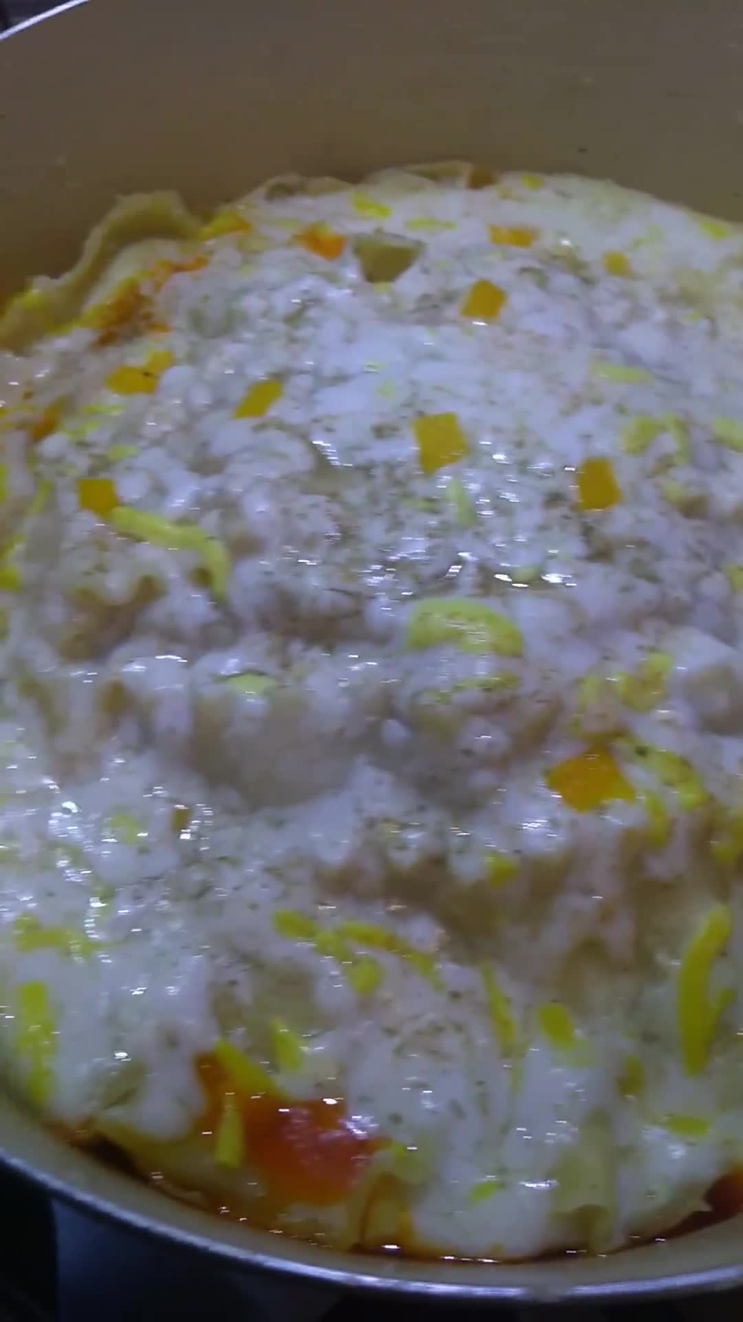 عکس مرحله 6 از دستور لازانیا بدون فر گوشت وقارچ 🧀🍖