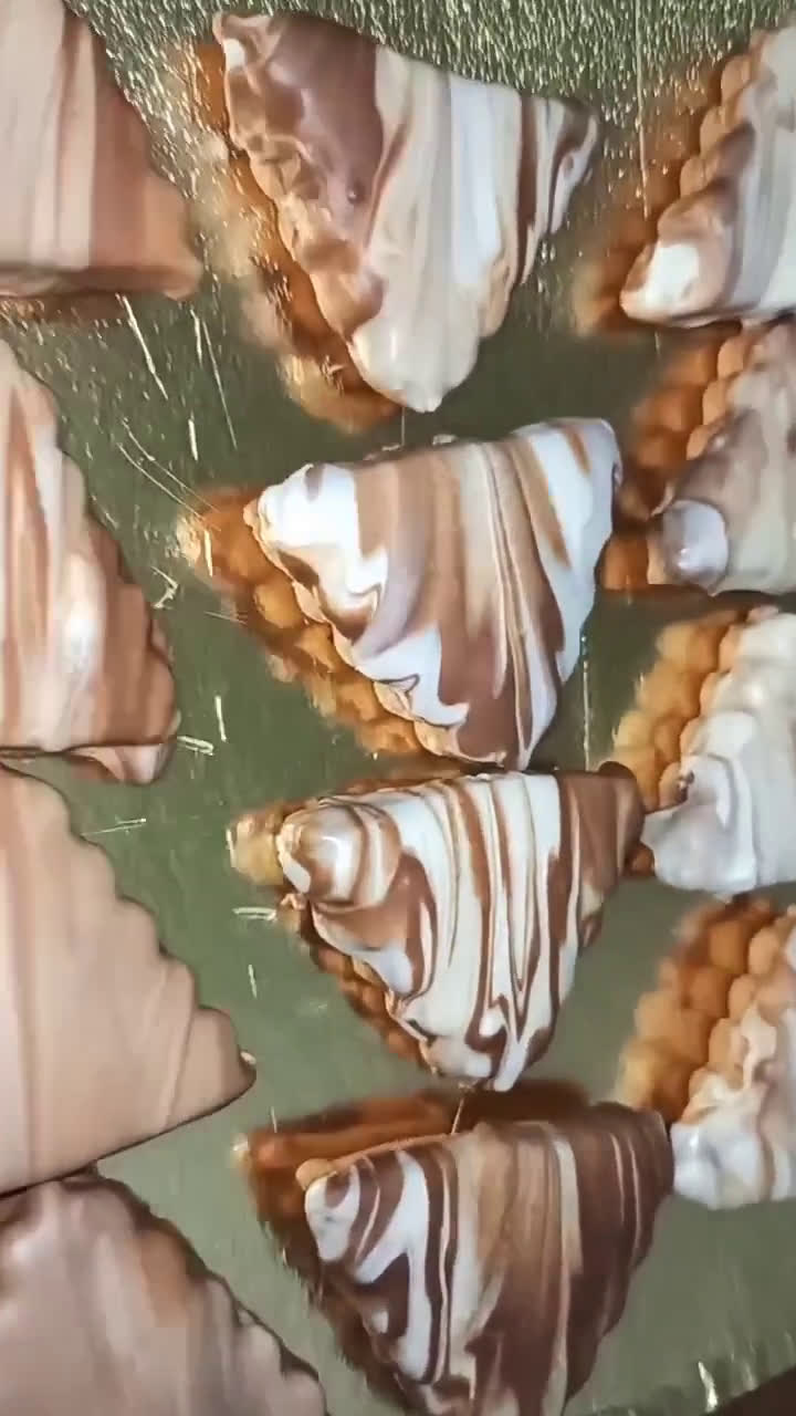 صورة لخطوة 21 من وصفة حلوة الرخام 🥟🍫🥟