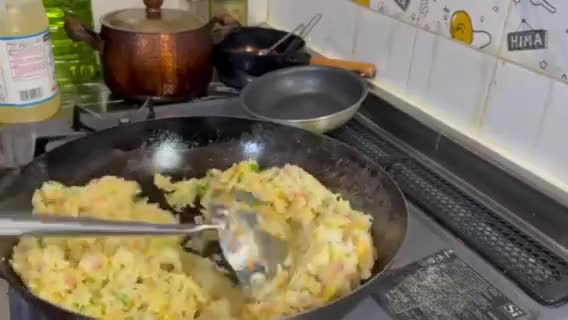 親子でチャーハン！作り方7写真