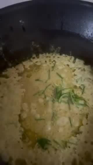 Gambar langkah 3 resipi Rendang Pegaga dan Kerang.