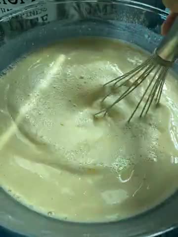 Gambar langkah 3 resipi Oreo Creape.