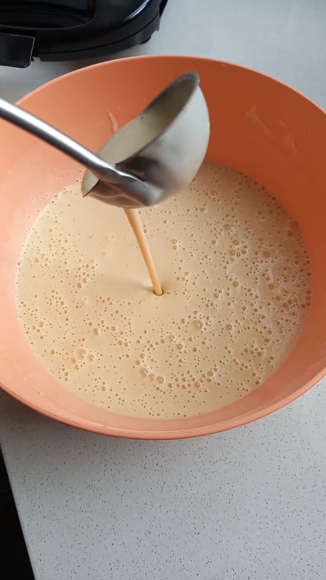 صورة لخطوة 4 من وصفة وافل للفطور
