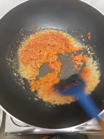 Gambar langkah 1 resipi Bihun goreng.