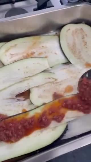 Foto del paso 4 de la receta: Lasagna de berenjenas y ragú de carne 🥩
