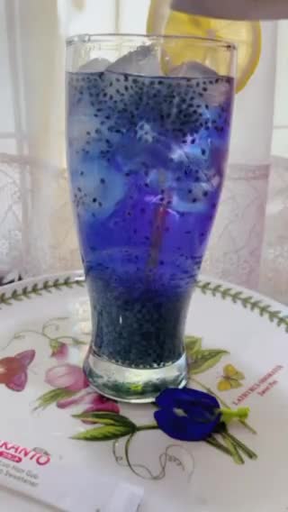 Gambar langkah 3 resipi 👩‍🍳Lemonade Bunga Telang.
