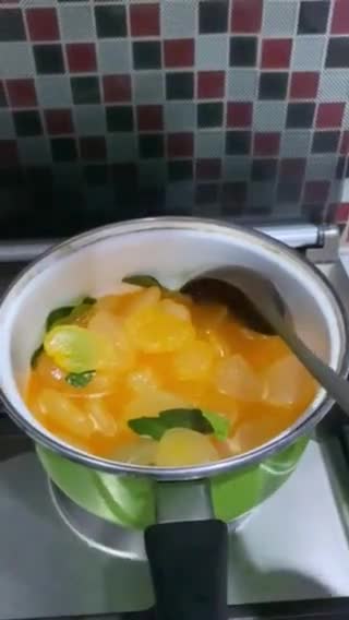 Foto langkah ke 1 dari resep Manisan Kolang-Kaling Jeruk.